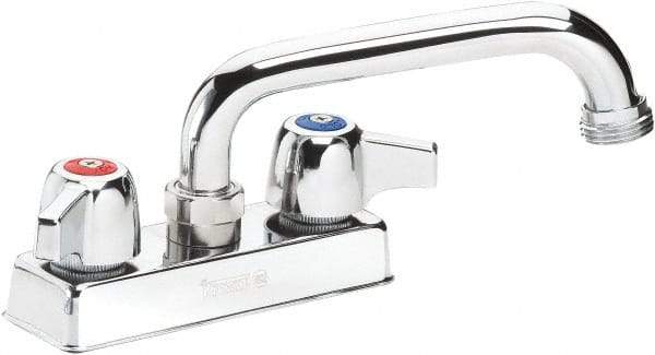 Krowne - Standard, Two Handle Design, Deck Mount, Laundry Faucet - Color Coded Handle - Benchmark Tooling