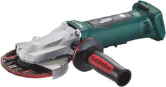 Metabo - 5" Wheel Diam, 8,000 RPM, Cordless Angle & Disc Grinder - 5/8-11 Spindle - Benchmark Tooling