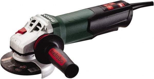 Metabo - 6" Wheel Diam, 9,600 RPM, Corded Angle & Disc Grinder - 5/8-11 Spindle, 120 Volts, 10.5 Amps - Benchmark Tooling