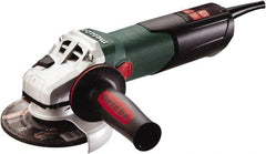 Metabo - 5" Wheel Diam, 2,800 to 9,600 RPM, Corded Angle & Disc Grinder - 5/8-11 Spindle, 120 Volts, 13.5 Amps - Benchmark Tooling