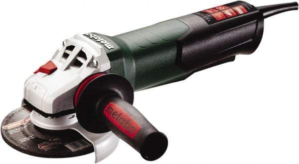 Metabo - 5" Wheel Diam, 11,000 RPM, Corded Angle & Disc Grinder - 5/8-11 Spindle, 120 Volts, 13.5 Amps - Benchmark Tooling