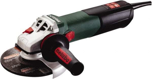 Metabo - 6" Wheel Diam, 8,500 RPM, Corded Angle & Disc Grinder - 5/8-11 Spindle, 120 Volts, 13.5 Amps - Benchmark Tooling