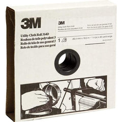 3M - 1" x 20 Yd 120 Grit Aluminum Oxide Shop Roll - Fine Grade - Benchmark Tooling