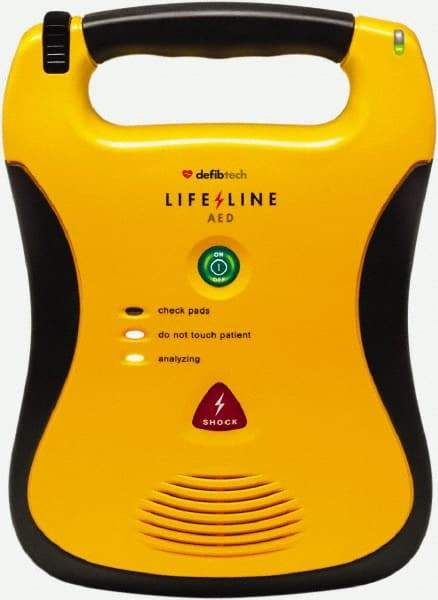 Defibtech - AED Program Management Adult Pad Defibrillator - 9 Volt and Nonrechargeable Lithium Battery Included - Benchmark Tooling