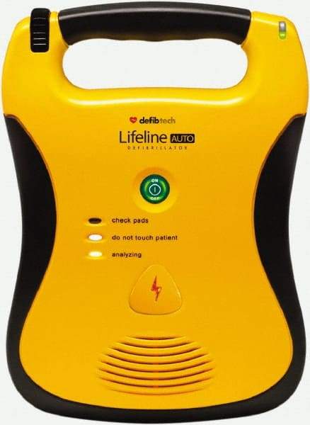 Defibtech - Adult Pad Defibrillator - 9 Volt and Nonrechargeable Lithium Battery Included - Benchmark Tooling