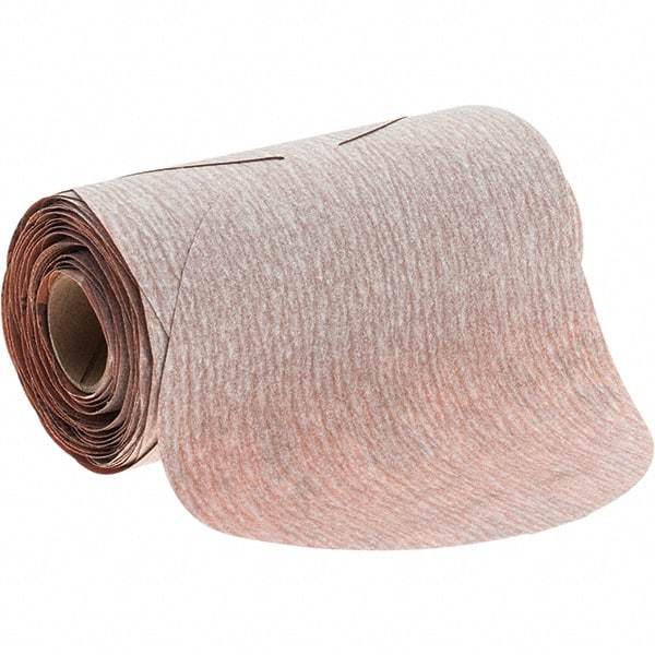 3M - 5" Diam, 280 Grit Aluminum Oxide Adhesive PSA Disc - Very Fine Grade, Gold, Film Backing, Flexible, Use with Random Orbital Sanders - Benchmark Tooling