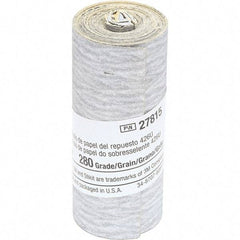 3M - 2-1/2" Diam, 280 Grit Silicon Carbide Adhesive PSA Disc - Very Fine Grade, Gray, Paper Backing, Flexible, Use with Hand Sanding - Benchmark Tooling