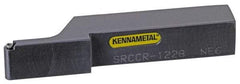 Kennametal - SRCC, Left Hand Cut, 1-1/4" Shank Height x 1-1/4" Shank Width, Neutral Rake Indexable Turning Toolholder - 6" OAL, RC..32.5. Insert Compatibility, Series Screw-On - Benchmark Tooling