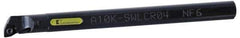 Kennametal - 19.56mm Min Bore Diam, 254mm OAL, 5/8" Shank Diam, E-SWLP Indexable Boring Bar - WP.. Insert, Screw Holding Method - Benchmark Tooling