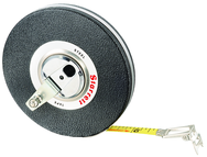 530-100 Closed Reel Measuring Tape-3/8" x 100' - Benchmark Tooling