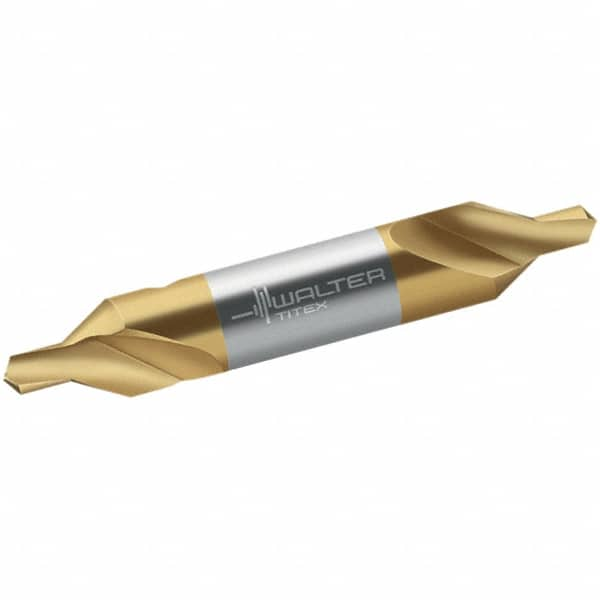 Walter-Titex - Metric Plain Cut 60° Incl Angle High Speed Steel Combo Drill & Countersink - Benchmark Tooling