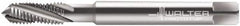 Walter-Prototyp - 3/8-16 UNC 4 Flute 2B Modified Bottoming Spiral Flute Tap - Powdered Metal, Bright Finish, 100mm OAL, Right Hand Flute, Right Hand Thread, Series 224102 - Exact Industrial Supply