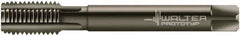 Walter-Prototyp - 1/2-14" BSPP, 5 Flutes, Modified Bottoming Chamfer, Nitride/Oxide Coated, Powdered Metal British Standard Pipe Tap - 0.6299" Shank Diam, 0.4724" Square Size, Series E24364 - Exact Industrial Supply