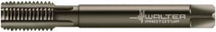 Walter-Prototyp - M10x1.00 Metric Fine 6HX 4 Flute Nitride/Oxide Finish Powdered Metal Straight Flute Machine Tap - Modified Bottoming, Right Hand Thread, 90mm OAL, 20mm Thread Length, Oversize - Benchmark Tooling