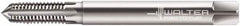 Walter-Prototyp - M5x0.80 Metric 6H 5 Flute Bright Finish Powdered Metal Straight Flute Machine Tap - Plug, Right Hand Thread, 70mm OAL, 16mm Thread Length, Oversize - Exact Industrial Supply