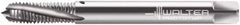 Walter-Prototyp - 3/8-24 UNJF 3 Flute 3B Modified Bottoming Spiral Flute Tap - Powdered Metal, Bright Finish, 100mm OAL, Right Hand Flute, Right Hand Thread, Series 234101 - Benchmark Tooling