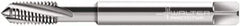 Walter-Prototyp - #10-32 UNF 3 Flute 2B Modified Bottoming Spiral Flute Tap - Powdered Metal, Bright Finish, 70mm OAL, Right Hand Flute, Right Hand Thread, Series 23416 - Exact Industrial Supply