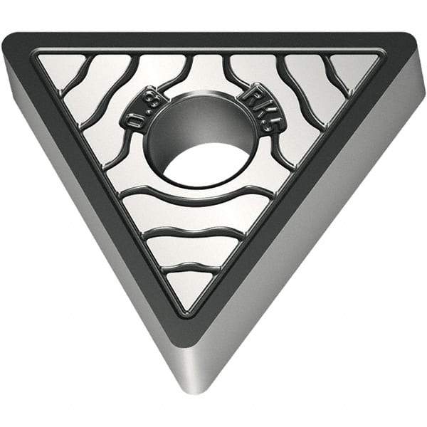Walter - TNMA332 RK5 Grade WKK20S Carbide Turning Insert - TiCN/Al2O3/TiCN Finish, 60° Triangle, 3/8" Inscr Circle, 3/16" Thick, 1/32" Corner Radius - Benchmark Tooling