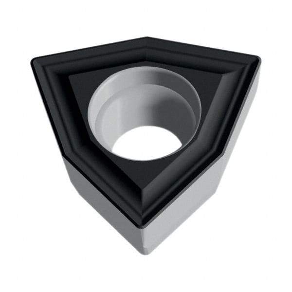 Walter - WOMX040304 D57 Grade WXP40 Carbide Indexable Drill Insert - TiCN Finish, Trigon, 1/4" Inscribed Circle - Benchmark Tooling