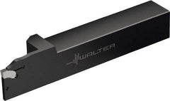 Walter - External Thread, 0.866" Max Depth of Cut, 4.9" OAL, Left Hand Indexable Grooving Cutoff Toolholder - 3/4" Shank Height x 3/4" Shank Width, SX-3.. Insert Style, G2012 Toolholder Style - Benchmark Tooling