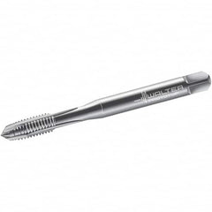 Walter-Prototyp - M2.5x0.45 Metric, 2 Flute, Bright Finish, Cobalt Spiral Point Tap - Plug Chamfer, Right Hand Thread, 50mm OAL, 8mm Thread Length, 2.8mm Shank Diam, 6H Class of Fit, Series N20219 - Exact Industrial Supply