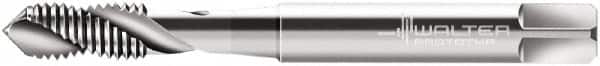 Walter-Prototyp - M4x0.70 Metric 2 Flute 6H Modified Bottoming Spiral Flute Tap - Cobalt, Bright Finish, 63mm OAL, Right Hand Flute, Right Hand Thread, Series N20516 - Exact Industrial Supply