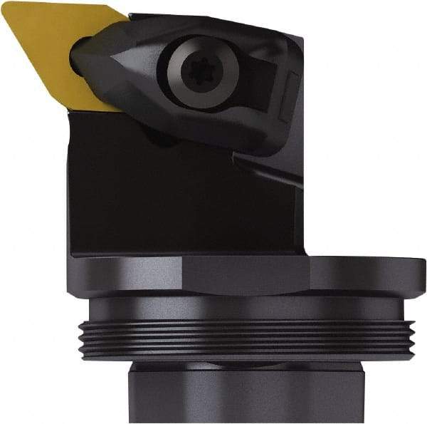 Seco - Right Hand Cut, Size GL40, DN.. 43.. Insert Compatiblity, Modular Turning & Profiling Cutting Unit Head - 27mm Ctr to Cutting Edge, 32mm Head Length, Series SteadyLine - Benchmark Tooling