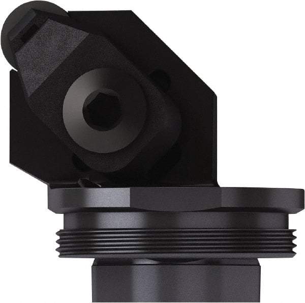 Seco - Left Hand Cut, Size GL32, RN.. 32.. Insert Compatiblity, Modular Turning & Profiling Cutting Unit Head - 22mm Ctr to Cutting Edge, 32mm Head Length, Series SteadyLine - Benchmark Tooling