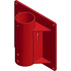 THERN - Davit Crane Bases Base Type: Wall Mount Base Finish/Coating: Red Powder Coat - Benchmark Tooling