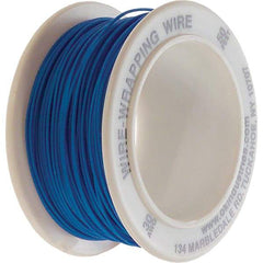 OK Industries - 30 AWG, 1 Strand, 15.2 m OAL, Copper Hook Up Wire - Blue Kynar Jacket - Benchmark Tooling