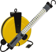 Value Collection - 120 Volt, 7 Watt, Electric, LED Portable Drop Light Work Light - 50' Cord, 1 Head, 500 Lumens, ABS - Benchmark Tooling