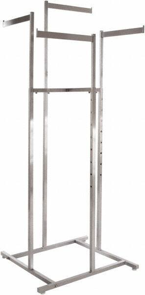 ECONOCO - Chrome 4-Way Display Rack - 71" High - Benchmark Tooling