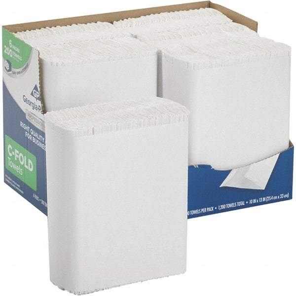 Georgia Pacific - 1 Ply White C-Fold Paper Towels - 10" Wide - Benchmark Tooling