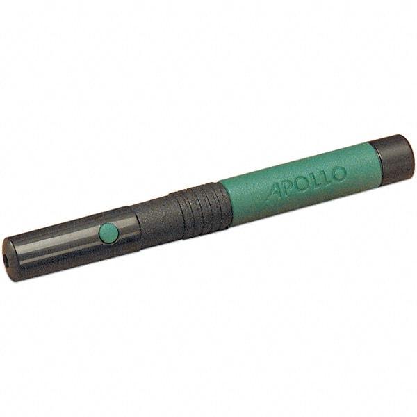 Quartet - Rubber & Metal Pen Size Laser Pointer - Jade Green, 2 AAA Batteries Included - Benchmark Tooling