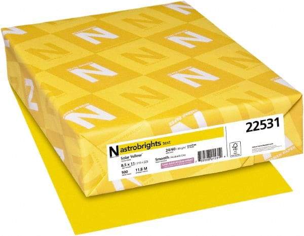 Neenah Paper - Solar Yellow Colored Copy Paper - Use with Laser Printers, Inkjet Printers, Copiers - Benchmark Tooling