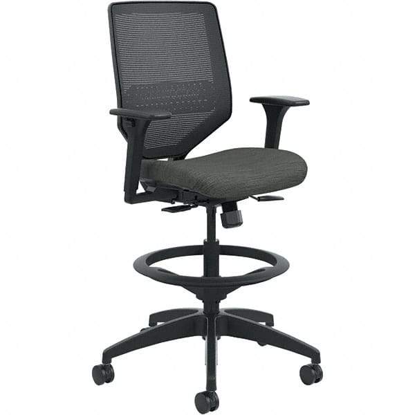 Hon - 53" High Mid Back Chair - 29-3/4" Wide x 28-3/4" Deep, Fabric Mesh Seat, Ink - Benchmark Tooling