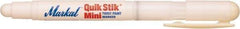 Markal - White Solid Paint Marker - Fine Medium Tip, Alcohol Base Ink - Benchmark Tooling