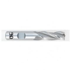 7/8 Dia. x 4-1/8 Overall Length 3-Flute Square End HSS-CO SE End Mill-Round Shank-Center Cutting-Uncoated - Benchmark Tooling