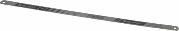 Starrett - 12" Long, 18 Teeth per Inch, Carbon Steel Hand Hacksaw Blade - Toothed Edge, 1/2" Wide x 0.025" Thick, Flexible - Benchmark Tooling