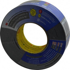 3M - 2" x 55m Black Duct Tape - 12.1 mil, Rubber Adhesive, Polyethylene Film Backing, 36 Lb/ln Tensile Strength, 200°F Max, Series 8979 - Benchmark Tooling