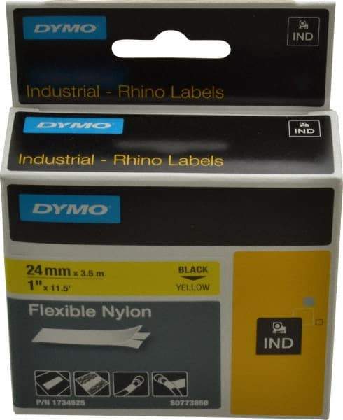 Rhino - 450,732" Long, Yellow Flexible Nylon Self Laminating Label - For RHINO 6000 or RHINO 6500 - Benchmark Tooling