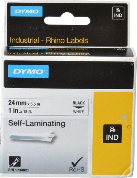 Rhino - 216" Long, White Vinyl Self Laminating Label - For RHINO 6000 or RHINO 6500 - Benchmark Tooling