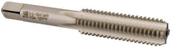 Union Butterfield - 1/2-13 UNC 2B/3B 4 Flute Bright Finish High Speed Steel Straight Flute Standard Hand Tap - Bottoming, Right Hand Thread, 3-3/8" OAL, 1-21/32" Thread Length, H3 Limit, Oversize - Exact Industrial Supply