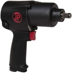 PRO-SOURCE - 1/2" Drive, 8,000 RPM, 600 Ft/Lb Torque Impact Wrench - Pistol Grip Handle, 1,200 IPM, 4.2 CFM, 90 psi, 1/4" NPT Inlet - Benchmark Tooling