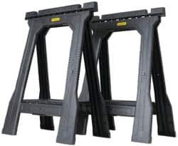 Stanley - 23" High x 5" Wide x 32" High Twinpack Sawhorse - For Use with 2 x 4 in Construction Applications - Benchmark Tooling