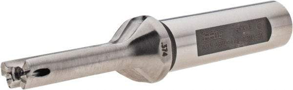 Iscar - 3/8 to 0.39" Diam, 3xD, 1.1" Max Depth, 1/2" Shank Diam, 3.45" OAL, Replaceable Tip Drill - IDI-SG, IDI-SK Insert, 9 Seat Size, DCM Toolholder, Series ChamDrill - Benchmark Tooling