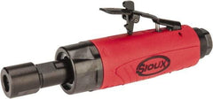 Sioux Tools - 1/4" Collet, Straight Handle, Angle Air Die Grinder - 25,000 RPM, Rear Exhaust, 11 CFM, 0.3 hp, 6.21 bar, 1/4 NPT - Benchmark Tooling