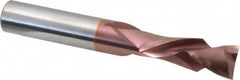 Onsrud - 1/2" Cutting Diam x 1-3/8" Length of Cut, 2 Flute, Compression Spiral Router Bit - Marathon Coated, Right Hand Cut, Solid Carbide, 3" OAL x 1/2" Shank Diam, Double Edge, 30° Helix Angle - Benchmark Tooling