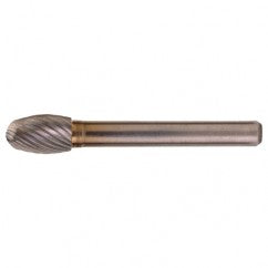 SE-1 Standard Cut Solid Carbide Bur-Egg Shape - Benchmark Tooling