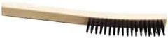 Ability One - Hand Wire/Filament Brushes - Wood Curved Handle - Benchmark Tooling